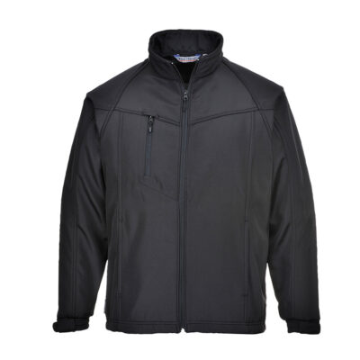 Oregon herre softshell jakke (3 lags) - Sort