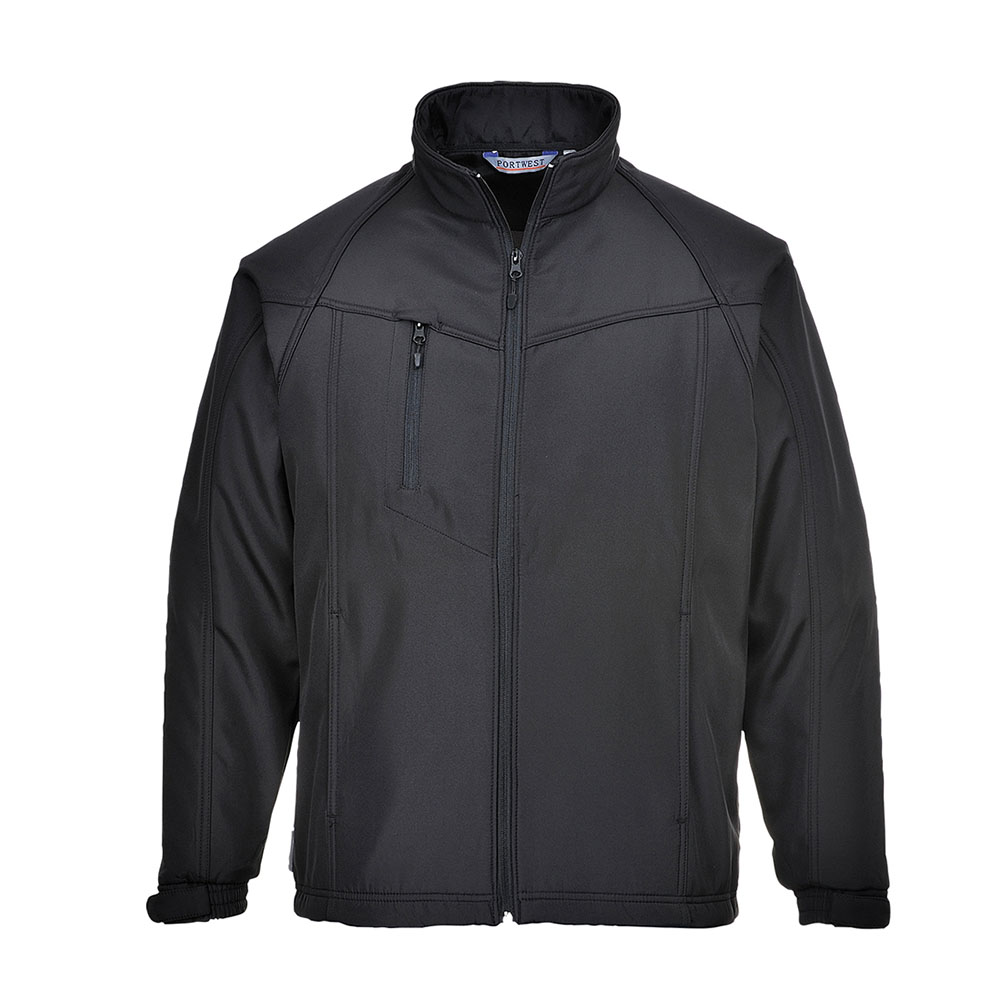 Oregon herre softshell jakke (3 lags) - Sort