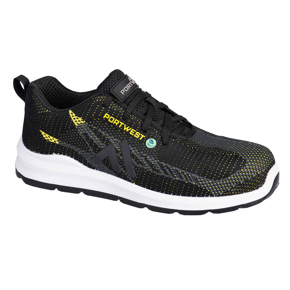 Eco Fly komposit-træner S1PS SR FO - Sort/Gul
