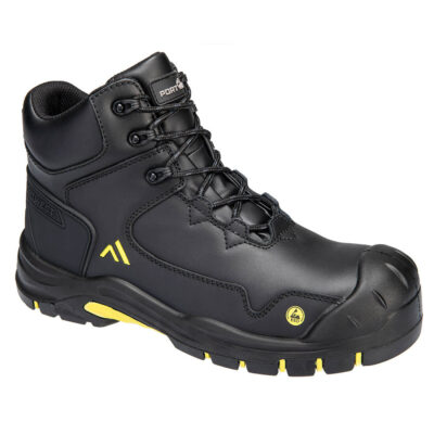 Apex Composite støvlet S3S ESD HRO SR SC FO - Sort/Blå