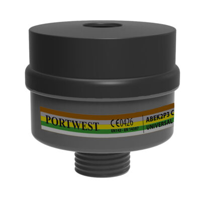 ABEK2P3 kombinationsfilter Universalgevind (pk4) - Sort