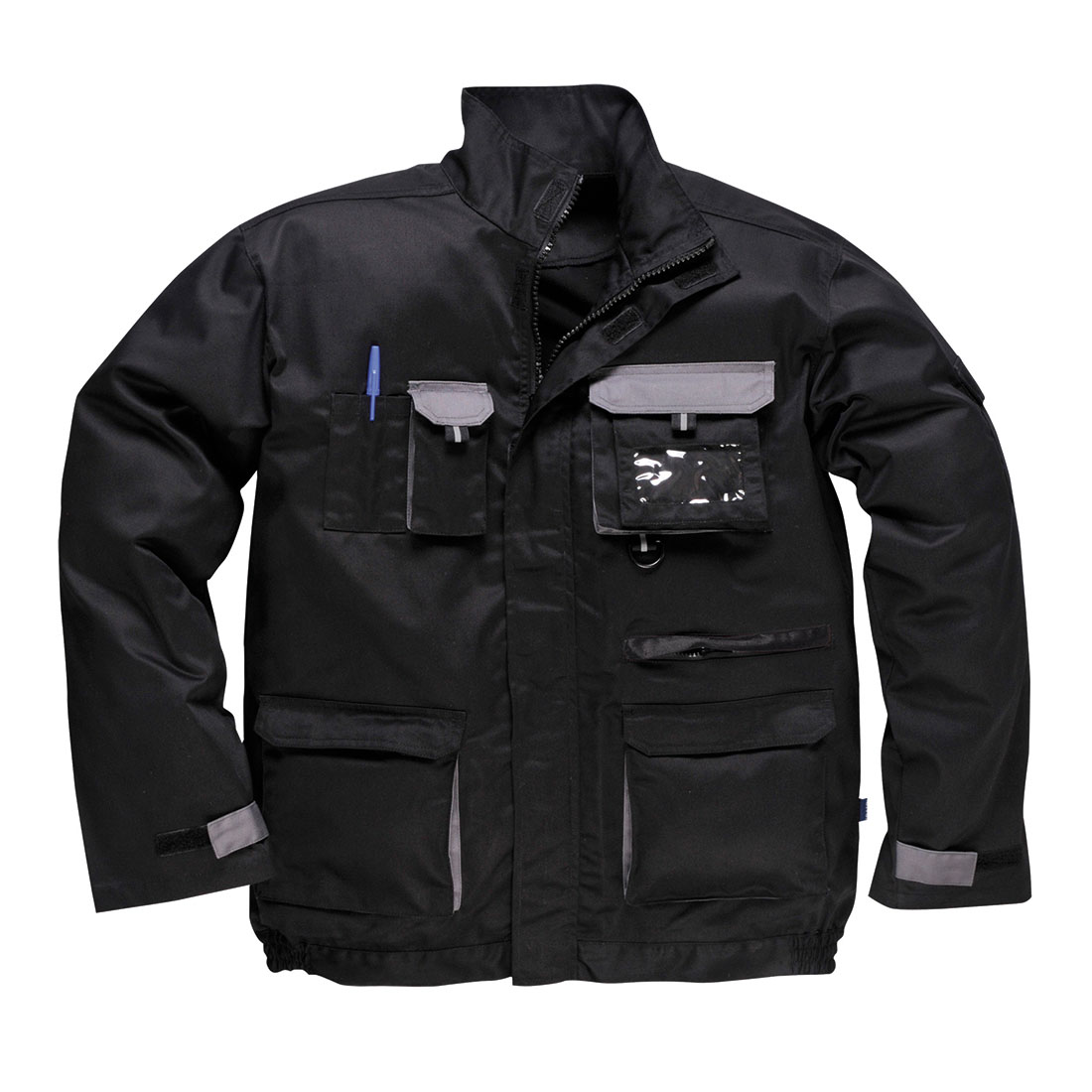 Portwest Texo jakke med kontrast - Sort