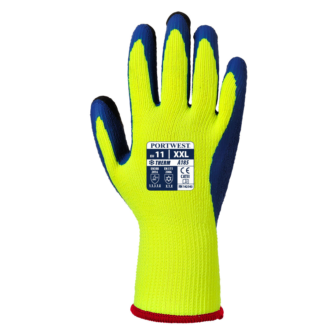 Duo-Therm Handske - Gul/Blå - Billede 2