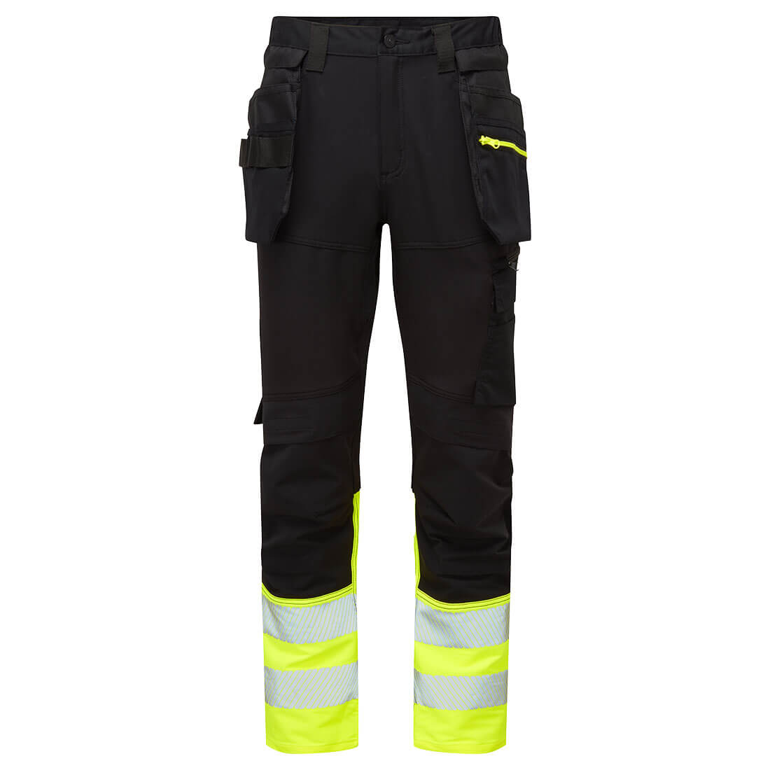 DX4 hi-vis klasse 1 bukser - Gul/Sort