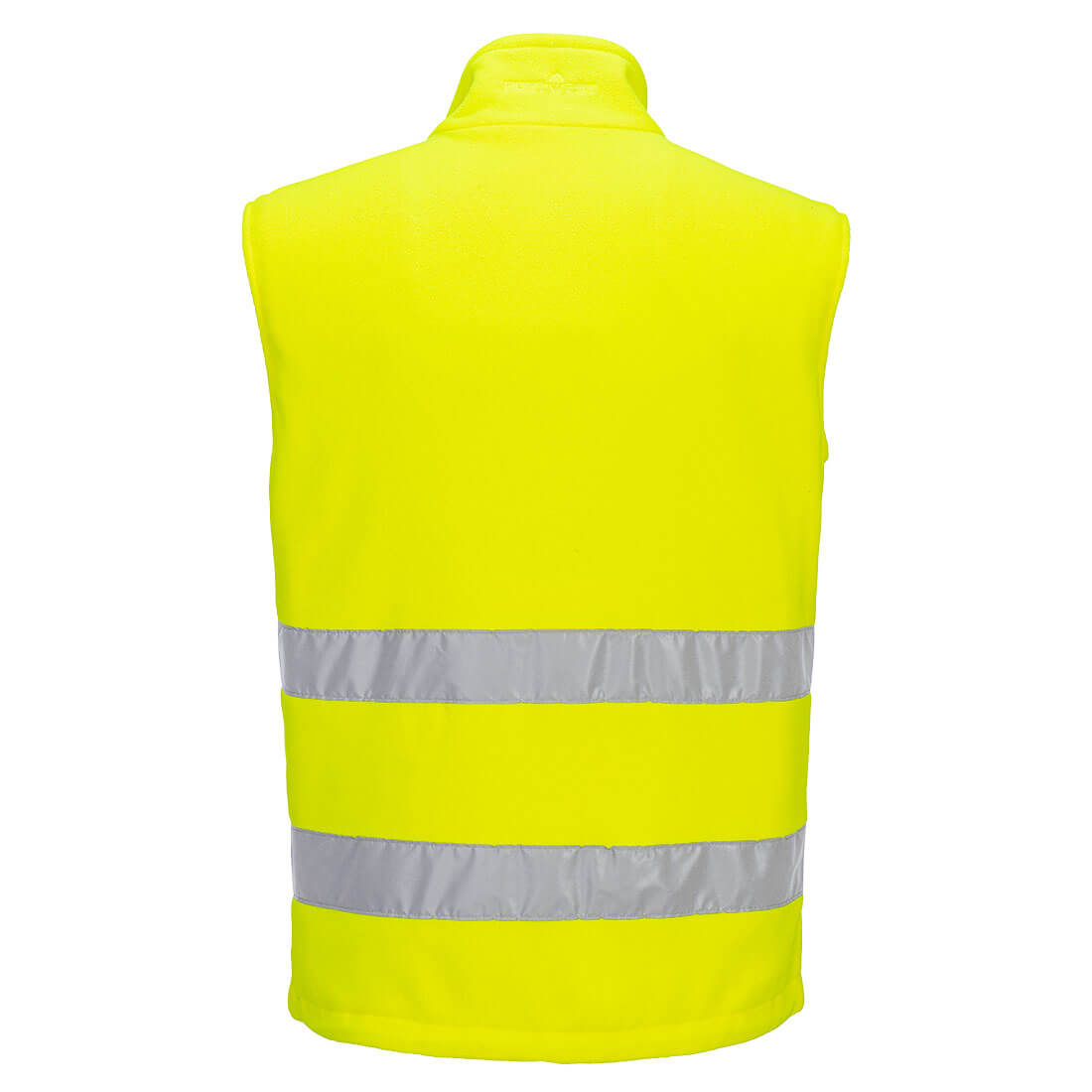 PW2 hi-vis fleece bodywarmer - Gul/Sort - Billede 2