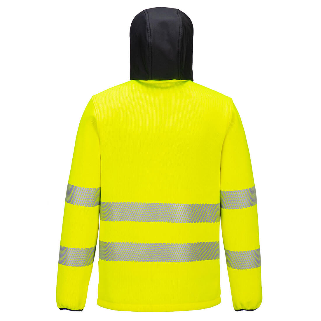 Hi-vis teknisk fleece - Gul/Sort - Billede 2