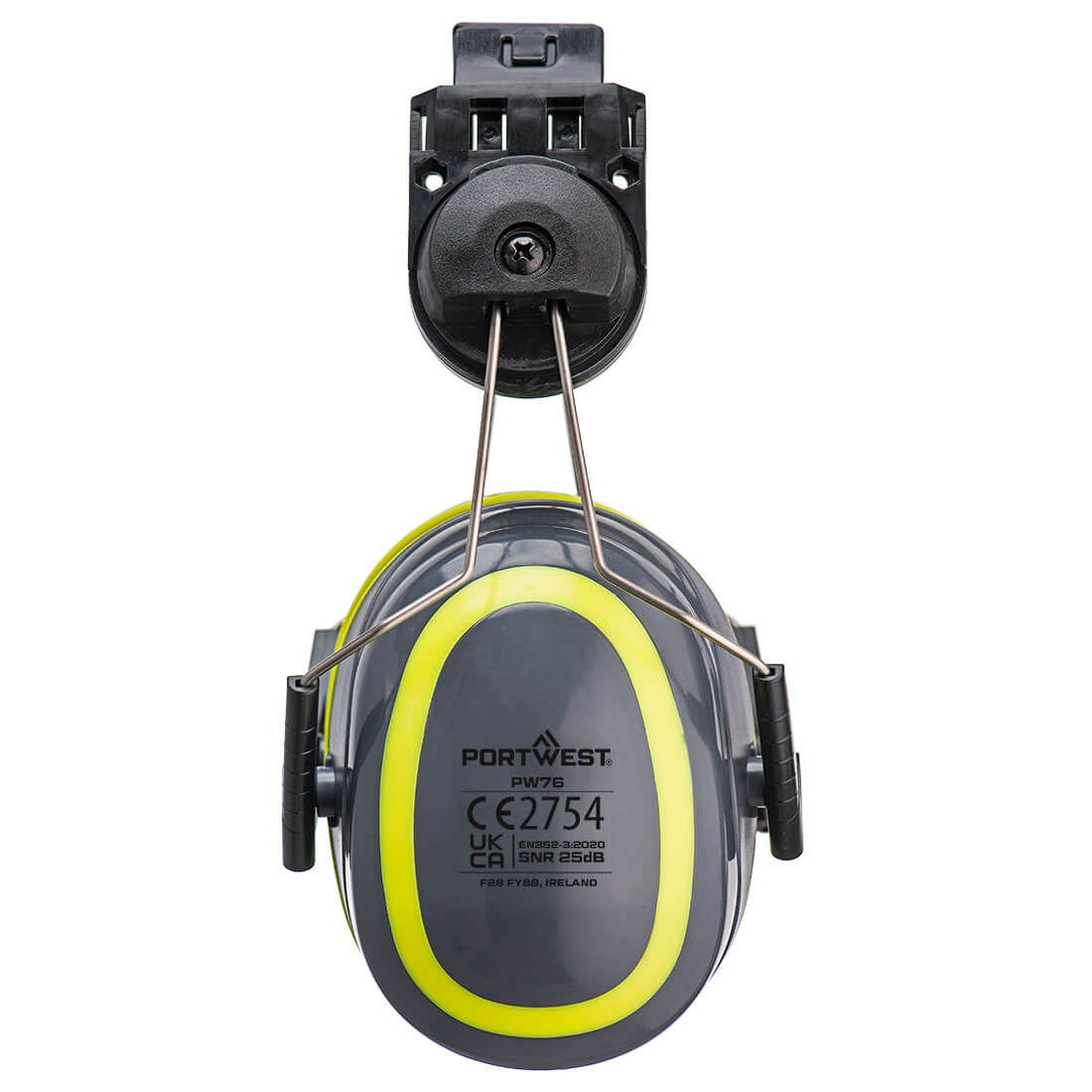 HV extreme høreværn medium Clip-On - Grå/Gul - Billede 2