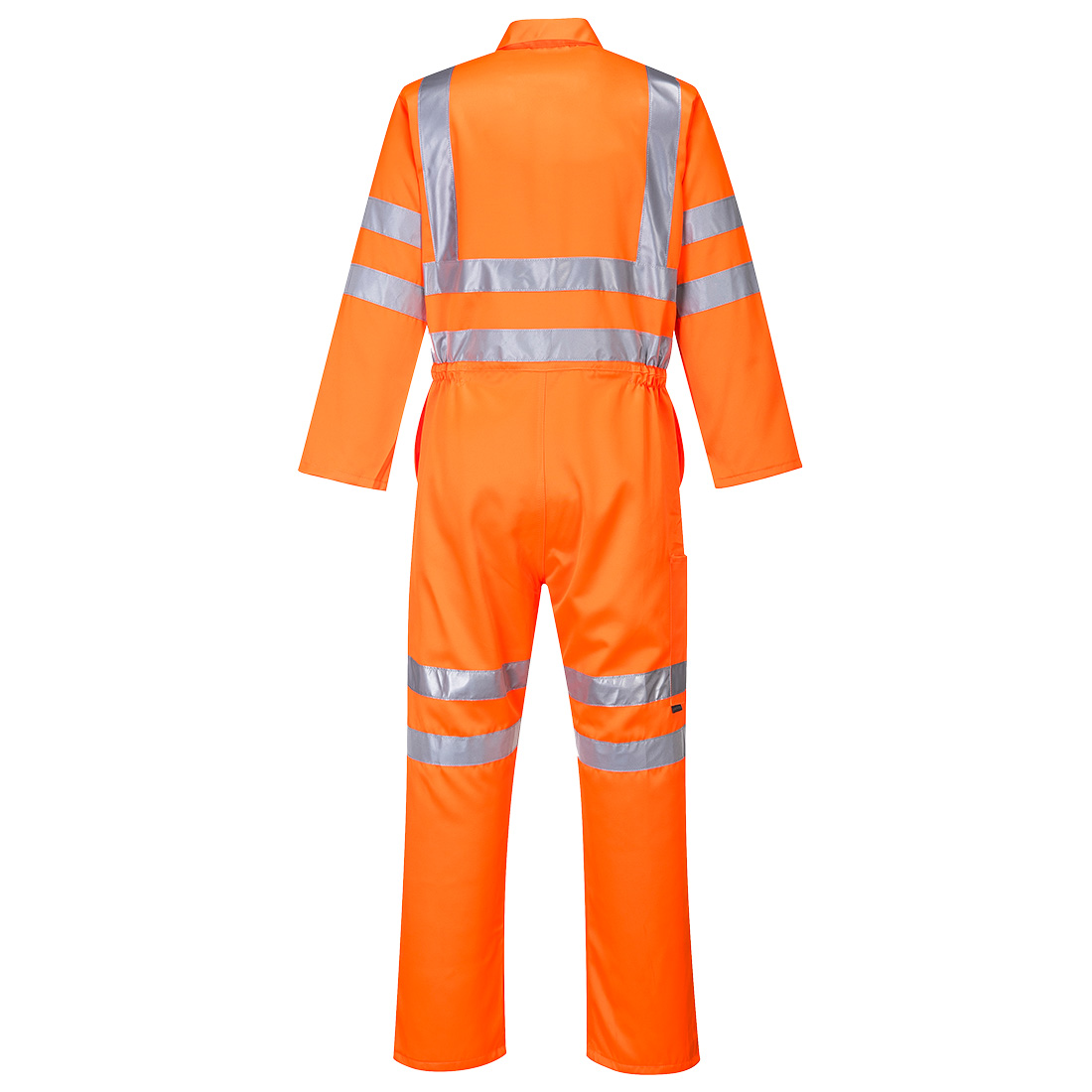 Hi-Vis polybomulds-serviceoveralls - Orange - Billede 2