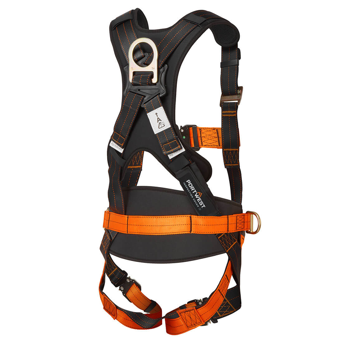Portwest Ultra 3 punkts sele - Sort/Orange - Billede 2