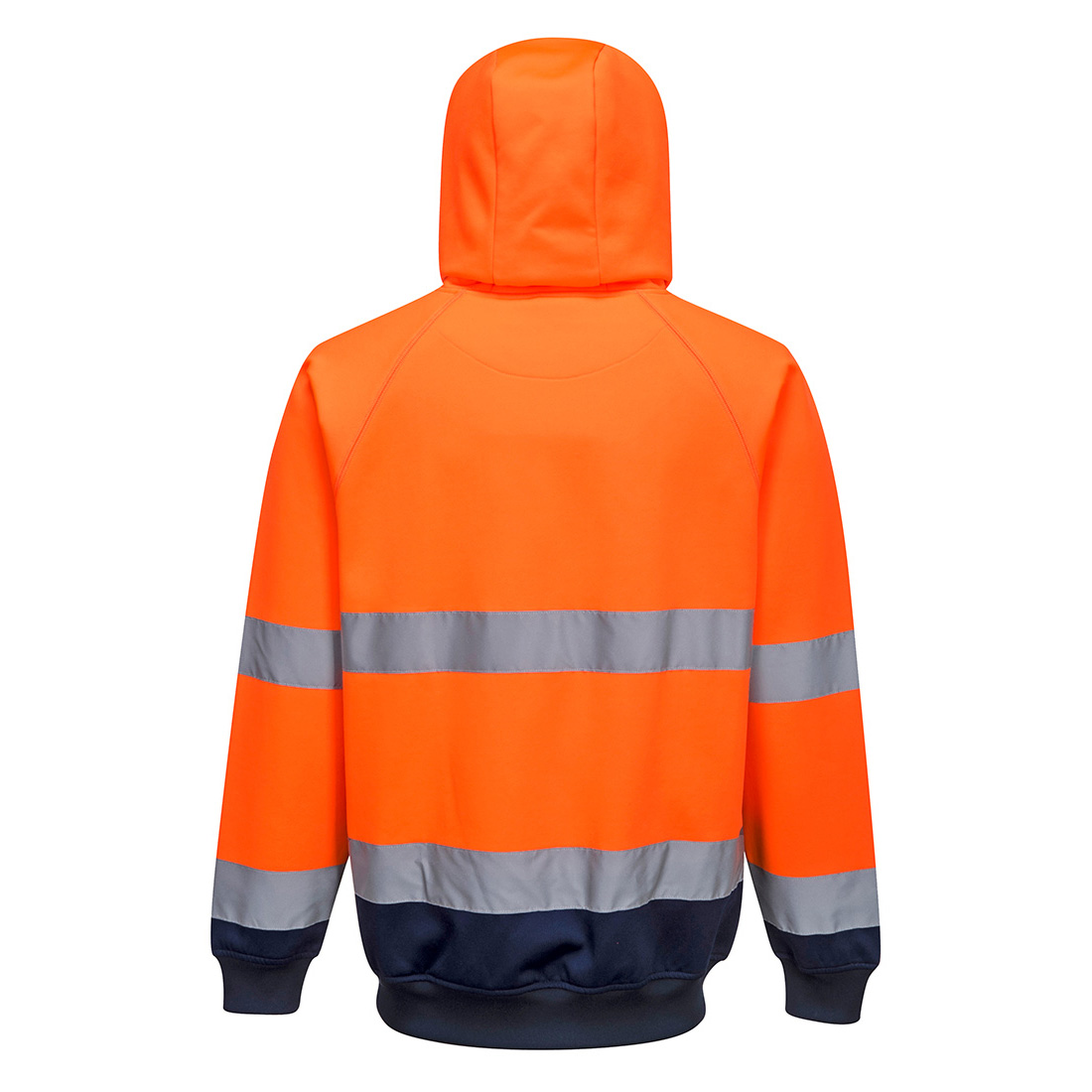 2 farvet hætte sweatshirts - Orange/Marine - Billede 2