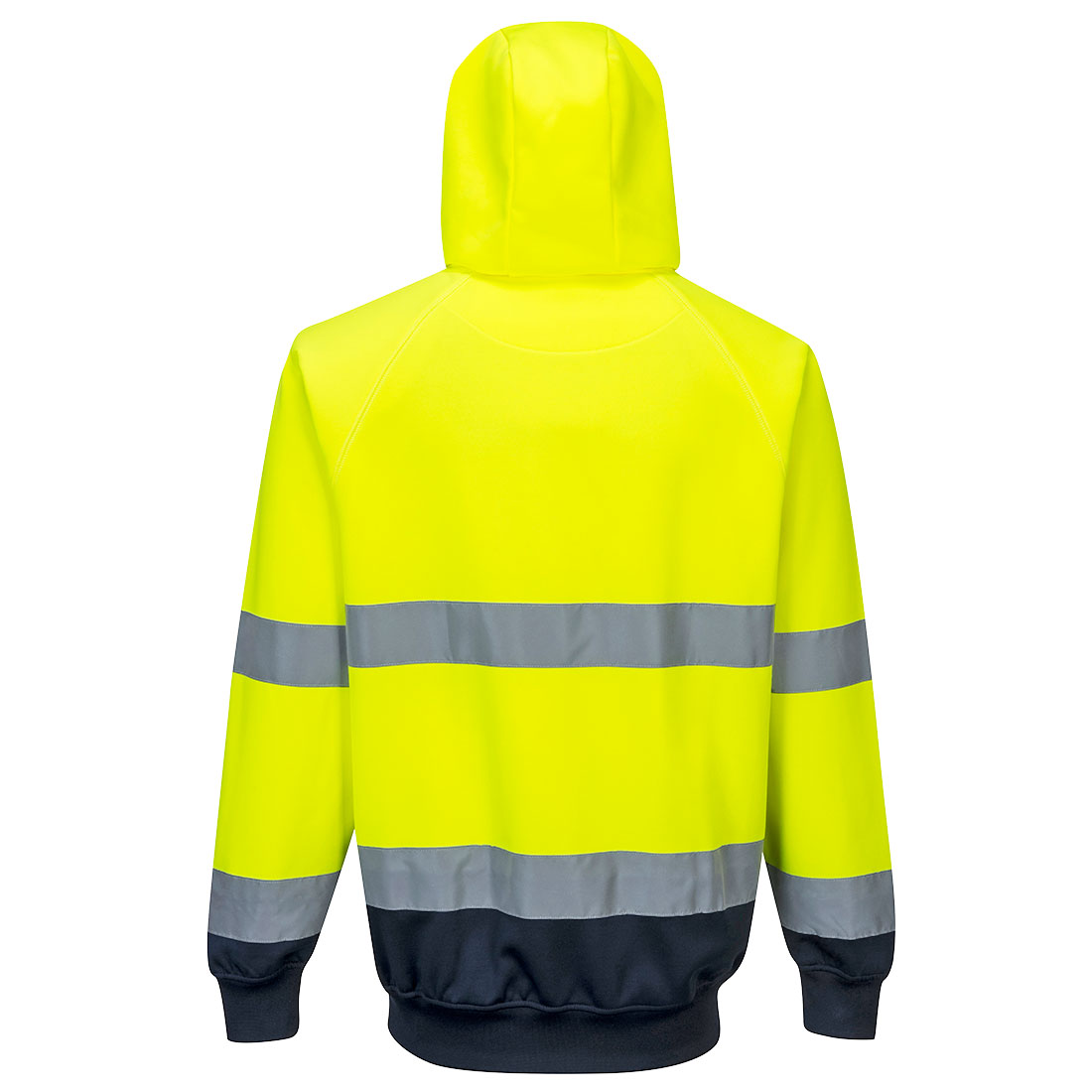 2 farvet hætte sweatshirts - Gul/Marine - Billede 2