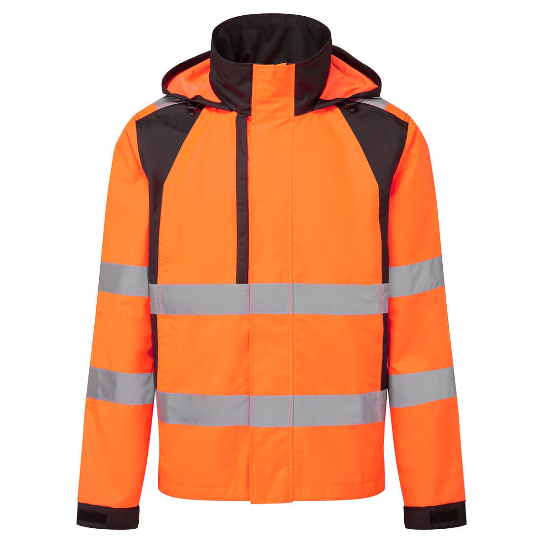 WX2 Wco hi-vis vandtæt skaljakke - Orange/Sort