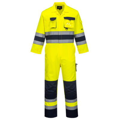 Nantes hi-vis kedeldragt - Gul/Marine