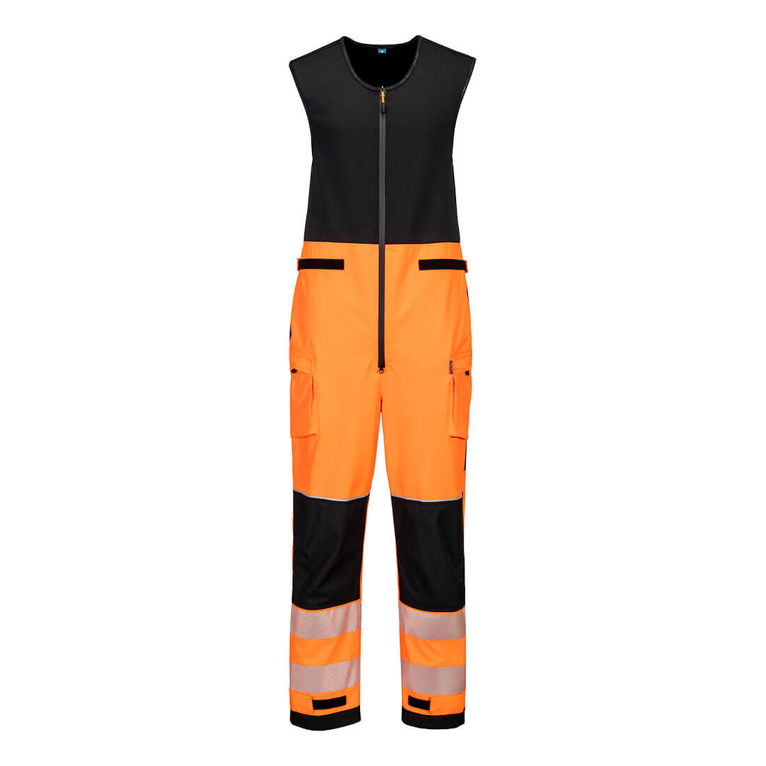 PW3 Hi-vis vandtæt heldragt u. ærmer - Orange/Sort