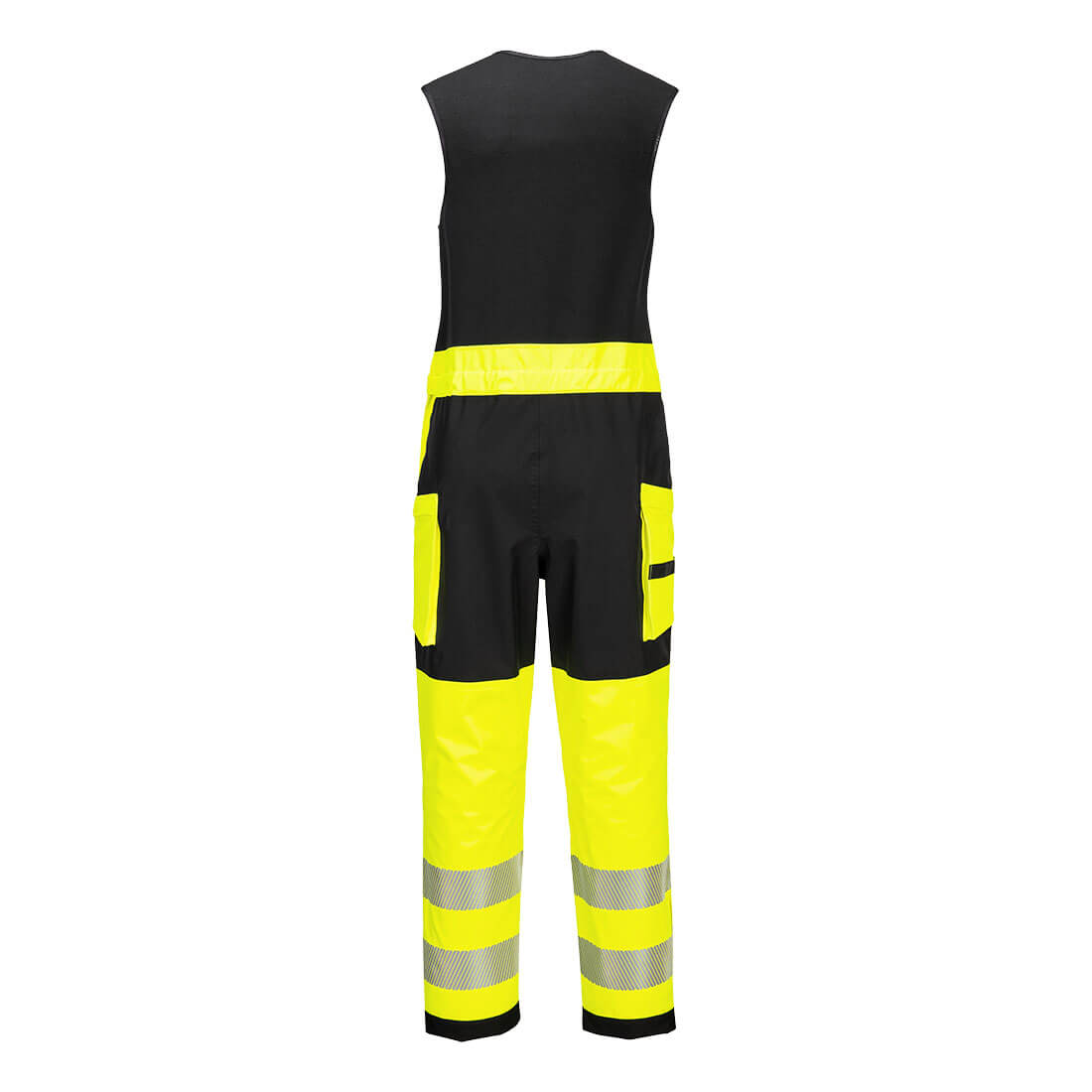 PW3 Hi-vis vandtæt heldragt u. ærmer - Gul/Sort - Billede 2