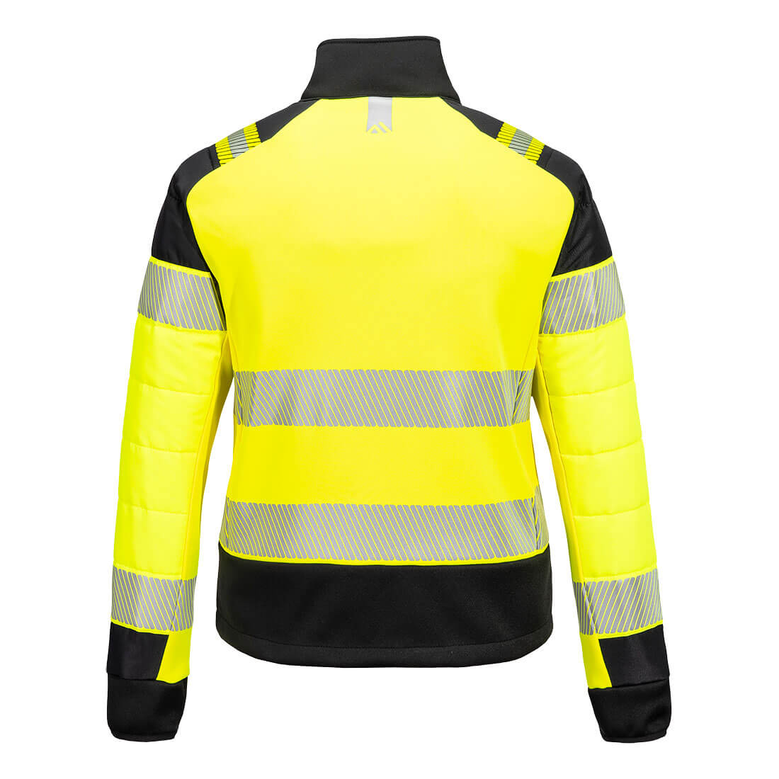 PW3 Hi-Vis Dame Hybrid Baffle Jakke - Gul/Sort - Billede 2