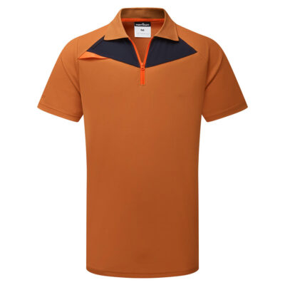 DX4 2-farvet poloshirt K/Æ - Rust