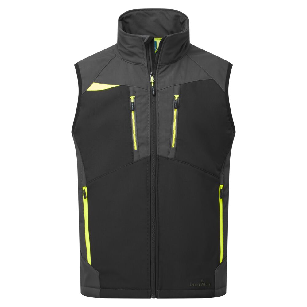 DX4 softshell vest (3L) - Molegrå