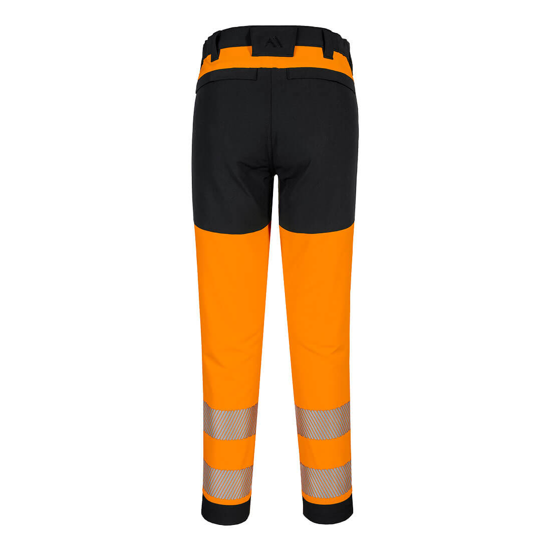 PW3 Hi-Vis stretchbukser - Orange/Sort - Billede 2