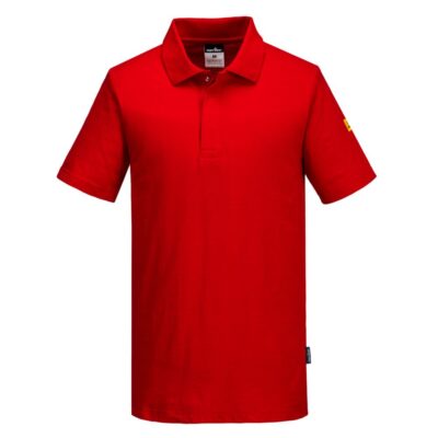 Anti-Statisk ESD poloshirt - Dybrød